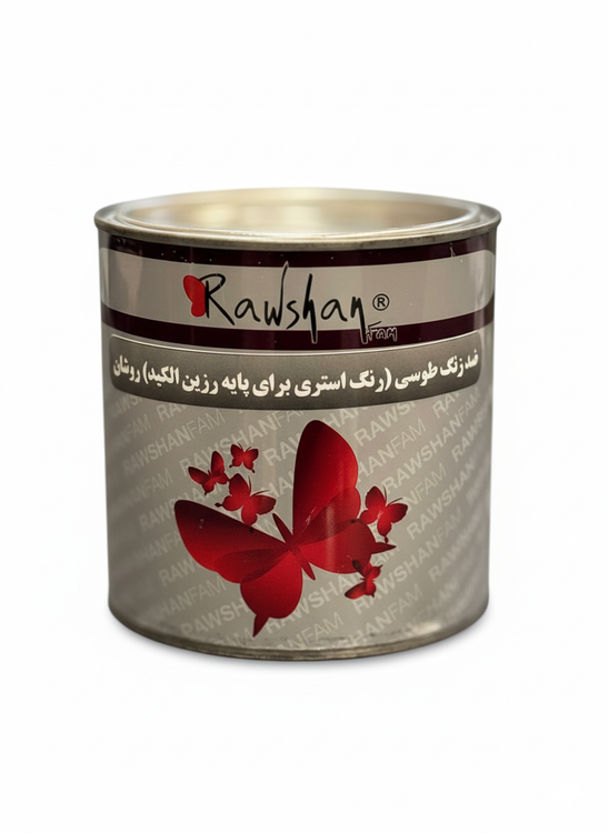 فروش ضدزنگ روغنی طوسی در بسته بندی یک لیتری