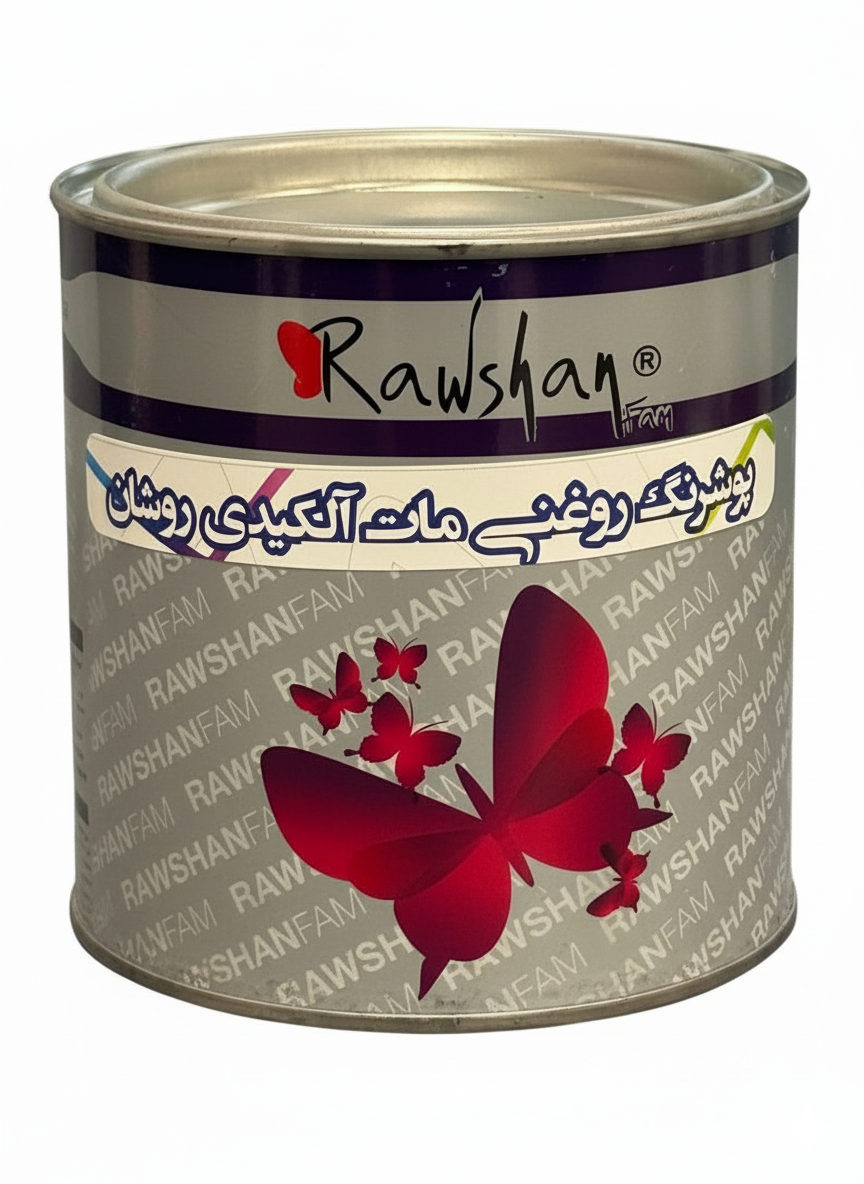 فروش رنگ روغنی سفید مات در بسته بندی یک لیتری