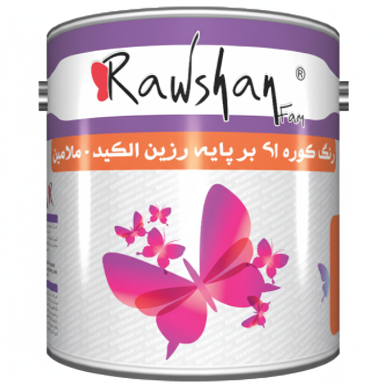 فروش رنگ کوره ای مشکی براق در گالن چهار لیتری